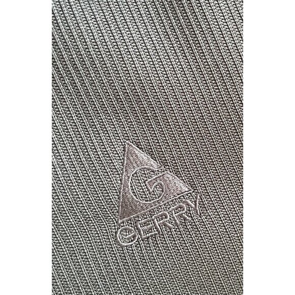 Gerry Mens XL Ribbed Knit Zip Front Jacket Charcoal Gray - Picture 4 of 6